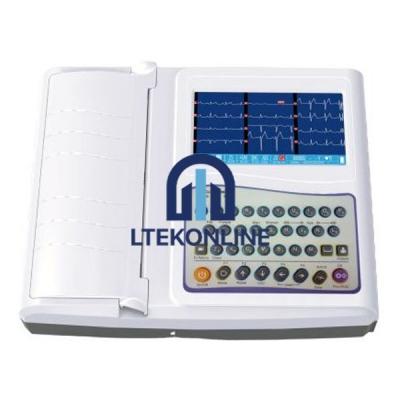 12 Channel ECG Machine with 7 Inch LCD Screen