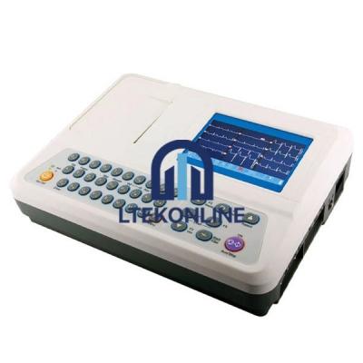 12 Lead 3 Channel ECG Machine with Alphanumeric Keyboard