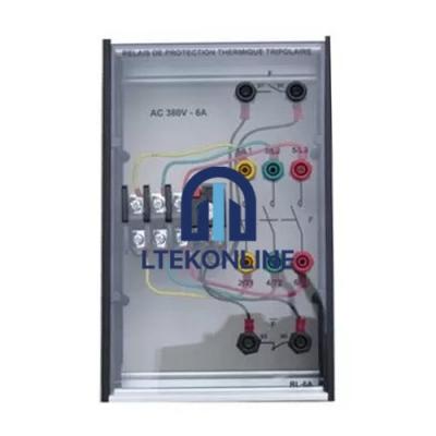 3-Pole Thermal Protection Relay Didactic Equipment
