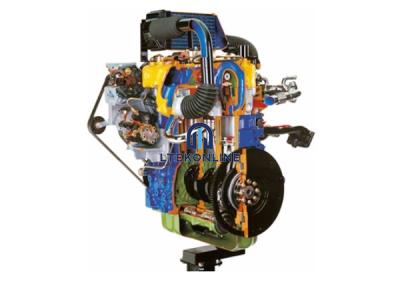 Cut Model Of Common Rail Turbo Diesel Engine