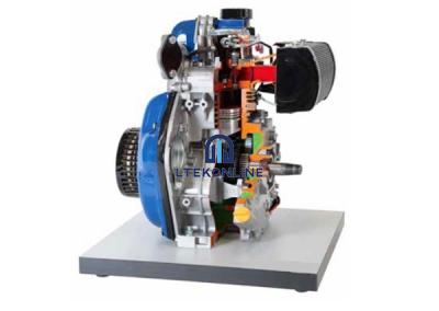 Cut Model Of Single Cylinder Four Stroke Diesel Engine