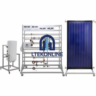Solar Power Unit with Flat-Plate Collector