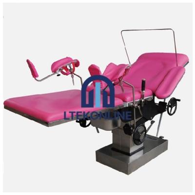 Stainless Steel Manual Hydraulic Gynecology Chair